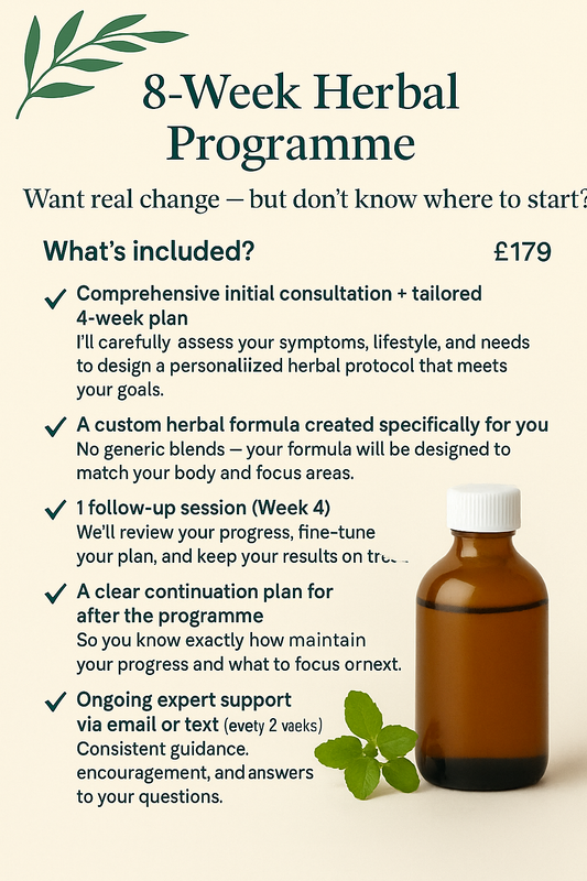 Herbal Focus Reset: 8-Week Personalised Support Programme