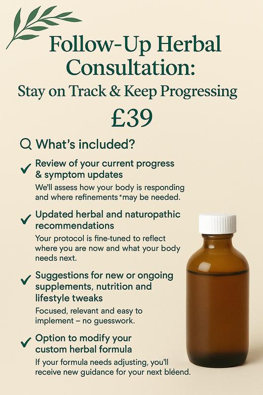 Follow-Up Herbal Consultation for Returning Clients