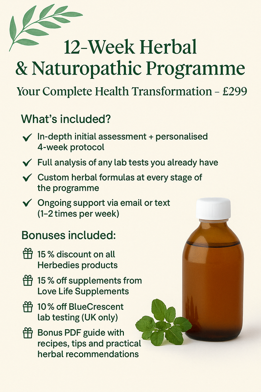 Herbal Health Reset: 12-Week Personalised Healing Programme