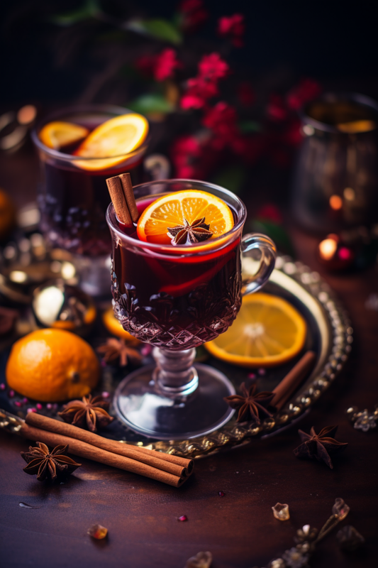 🎄 Festive Herbal Mulled Wine Recipe with Cinnamon, Cloves & Ginger 🍷