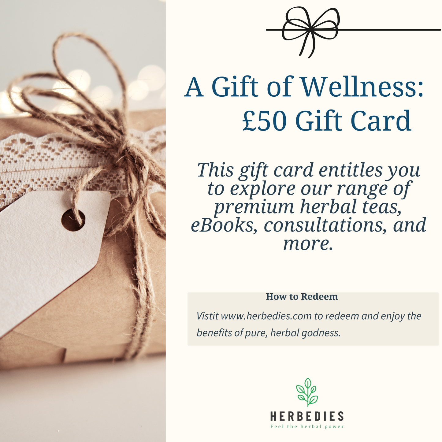 £50 Gift Card - The Perfect Wellness Gift