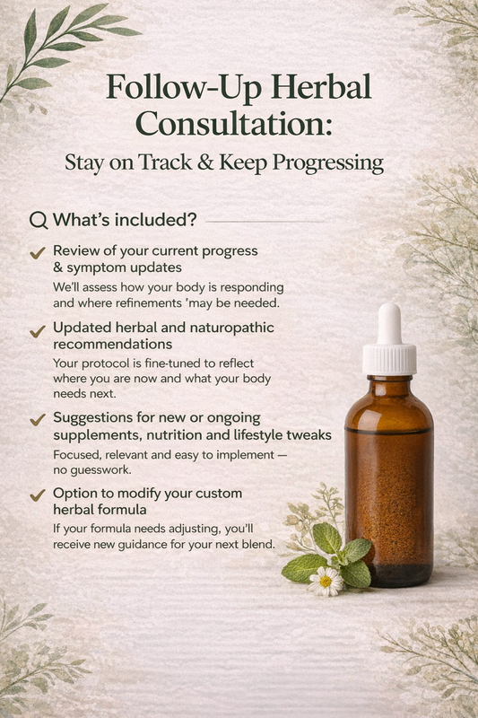 Follow-Up Herbal Consultation for Returning Clients