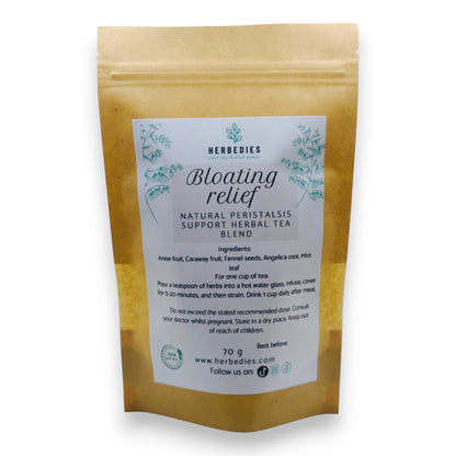 BLOATING RELIEF Organic Herbal Tea Blend – Soothe Your Gut, Feel Lighter!