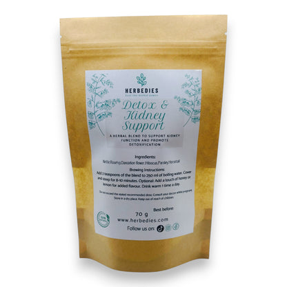 DETOX & KIDNEY SUPPORT Organic Herbal Tea Blend – Cleanse, Purify & Revitalise!